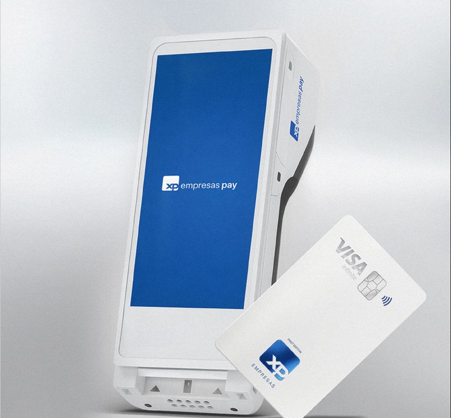 Cartao Visa Infinite e maquininha XP Empresas Pay
